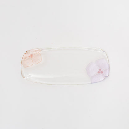 Sasaki shoko Glass works-花形長皿-5