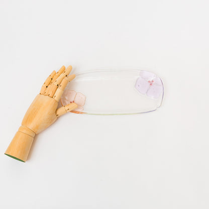 Sasaki shoko Glass works-花形長皿-5