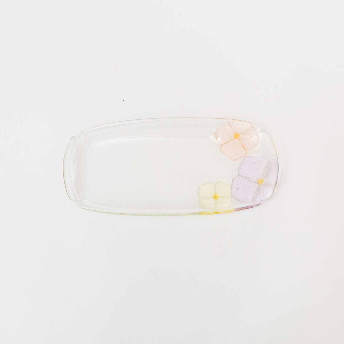 Sasaki shoko Glass works-花形長皿-6