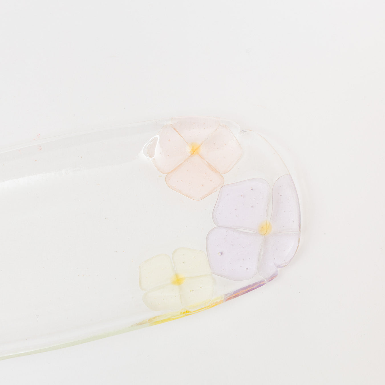 Sasaki shoko Glass works-花形長皿-6