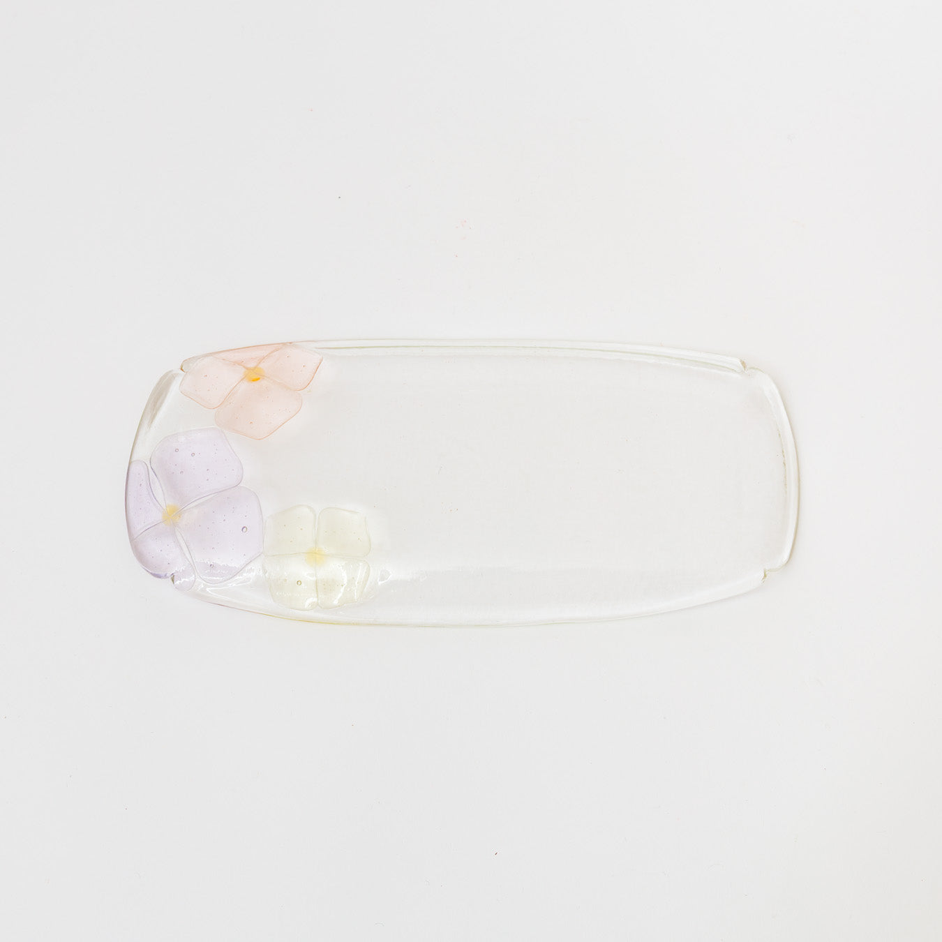 Sasaki shoko Glass works-花形長皿-6