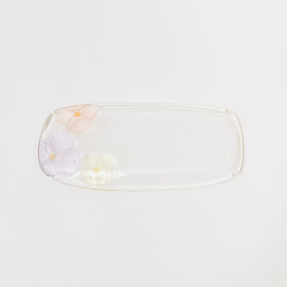 Sasaki shoko Glass works-花形長皿-6