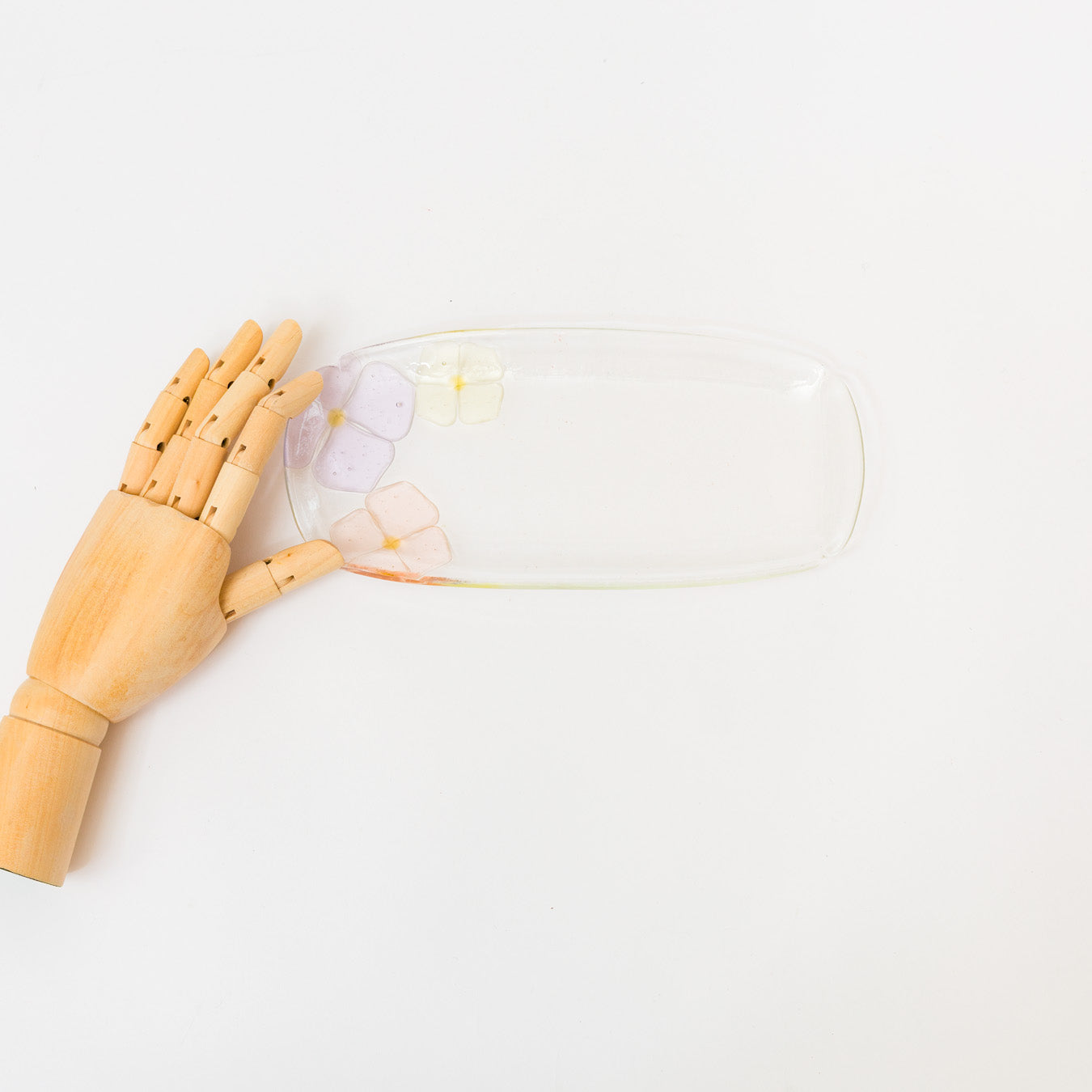 Sasaki shoko Glass works-花形長皿-6