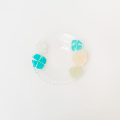 Sasaki shoko Glass works-丸中リム皿