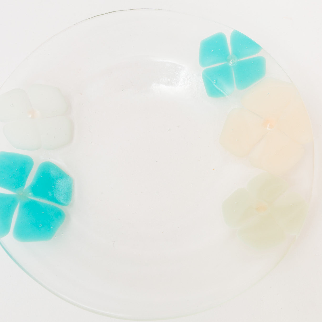 Sasaki shoko Glass works-丸中リム皿