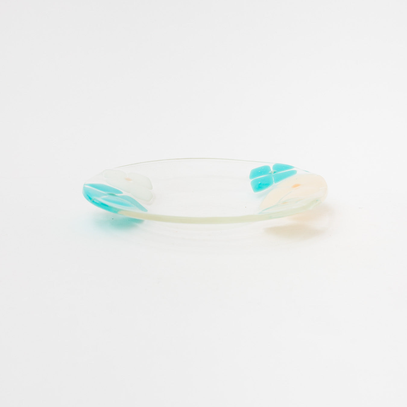 Sasaki shoko Glass works-丸中リム皿