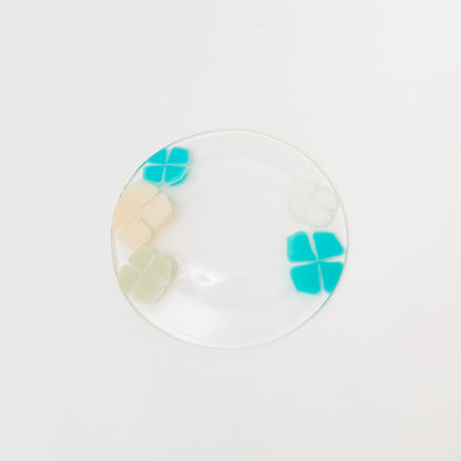 Sasaki shoko Glass works-丸中リム皿