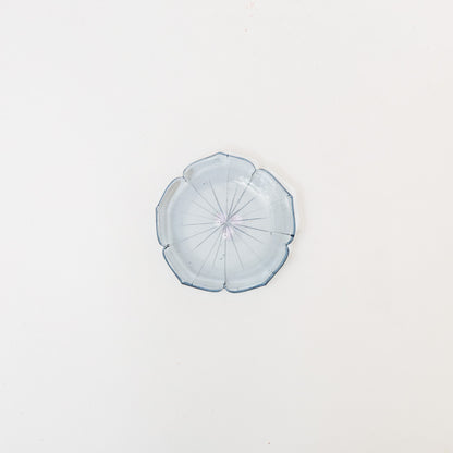 Sasaki shoko Glass works-花形豆皿
