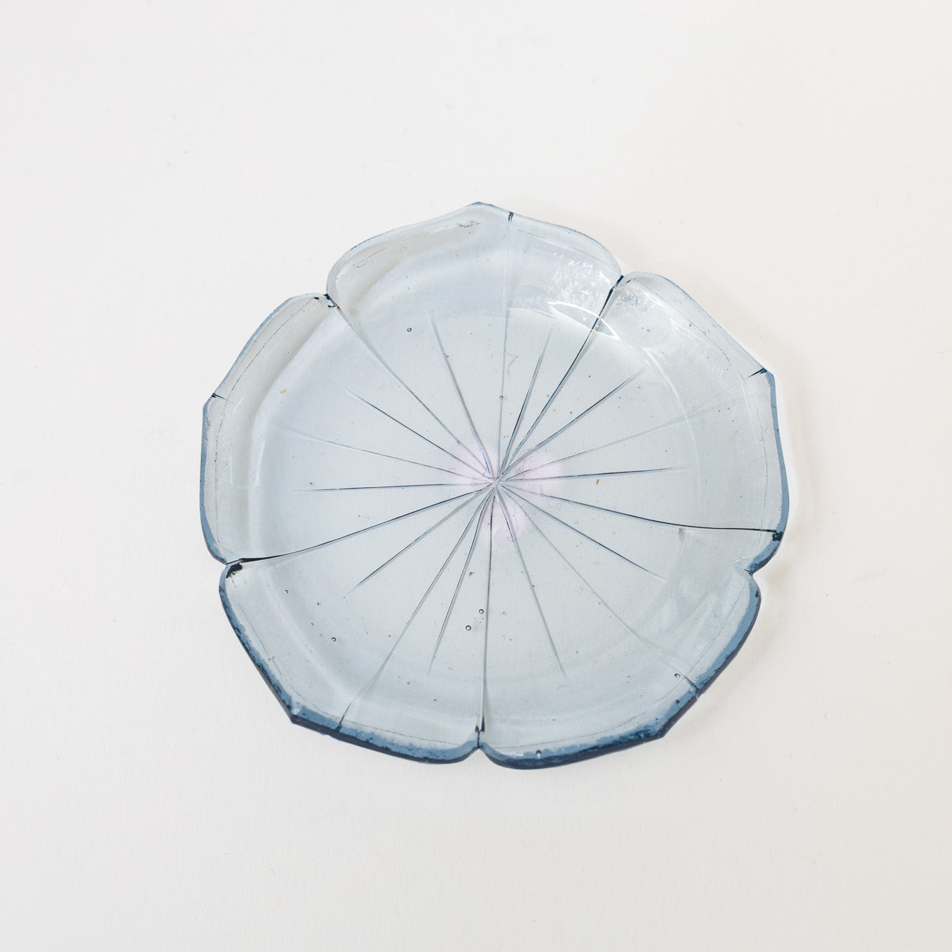 Sasaki shoko Glass works-花形豆皿