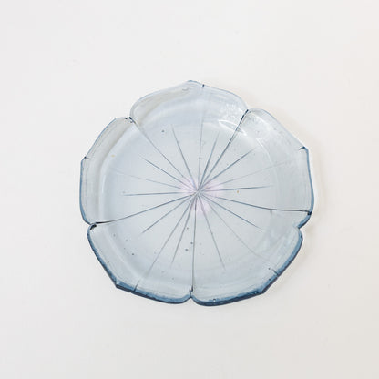 Sasaki shoko Glass works-花形豆皿