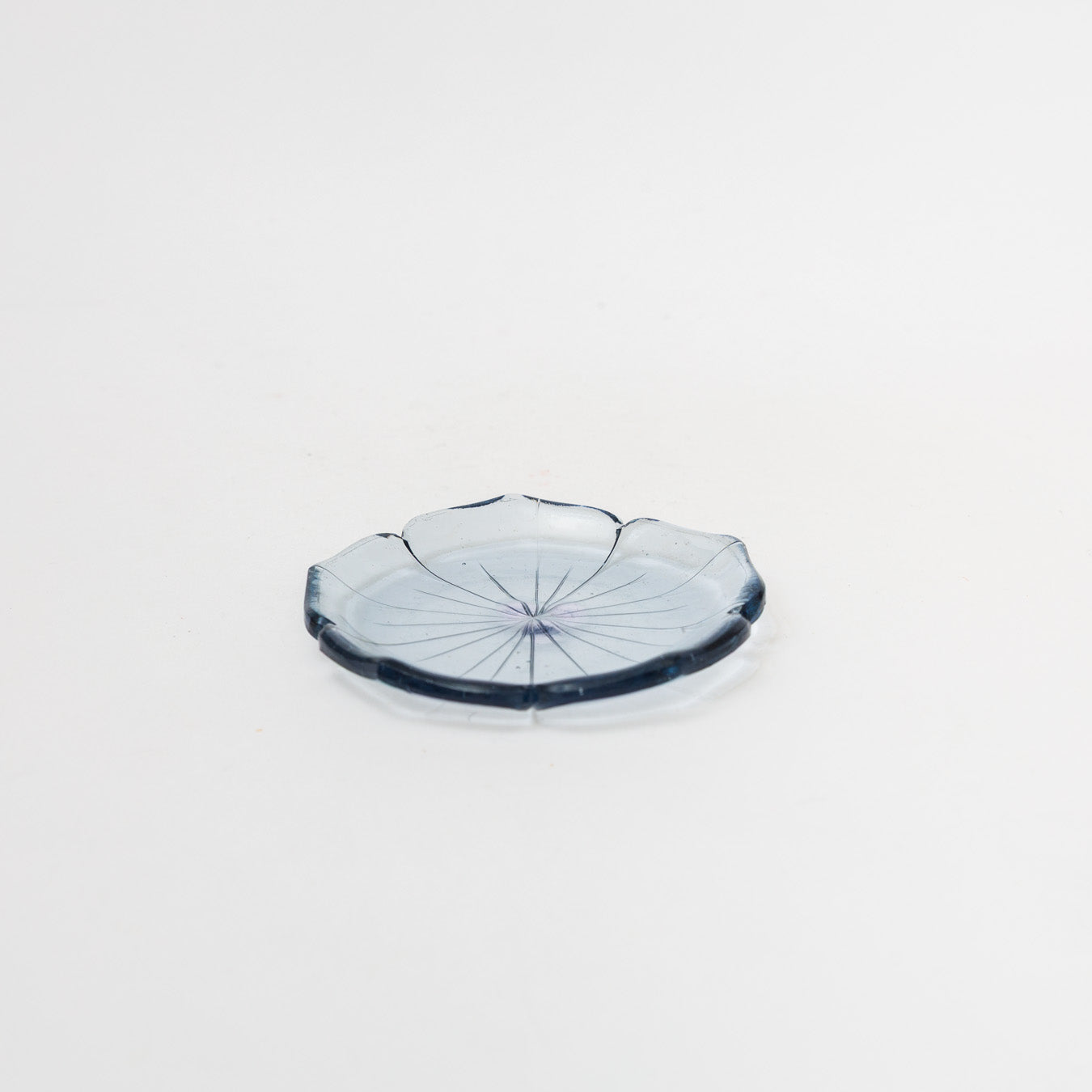 Sasaki shoko Glass works-花形豆皿