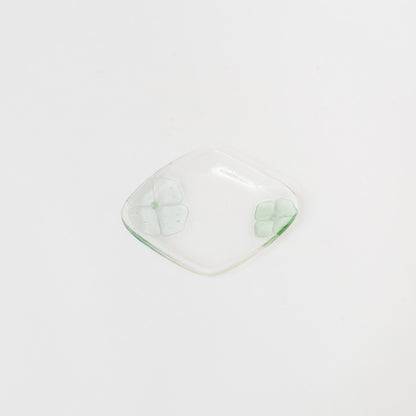 Sasaki shoko Glass works-ひし型皿-3