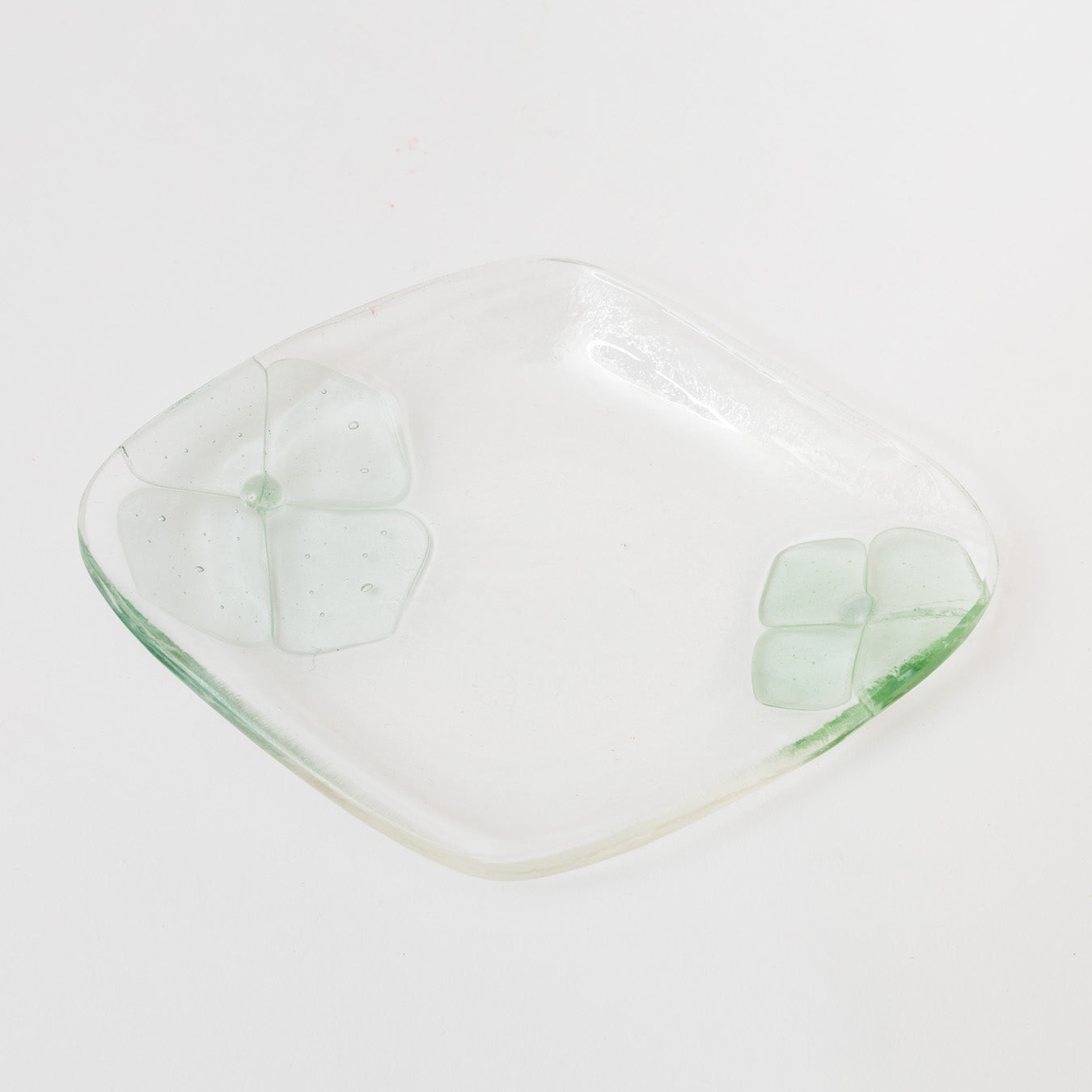 Sasaki shoko Glass works-ひし型皿-3