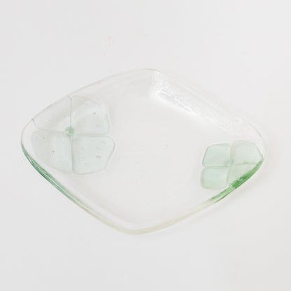 Sasaki shoko Glass works-ひし型皿-3
