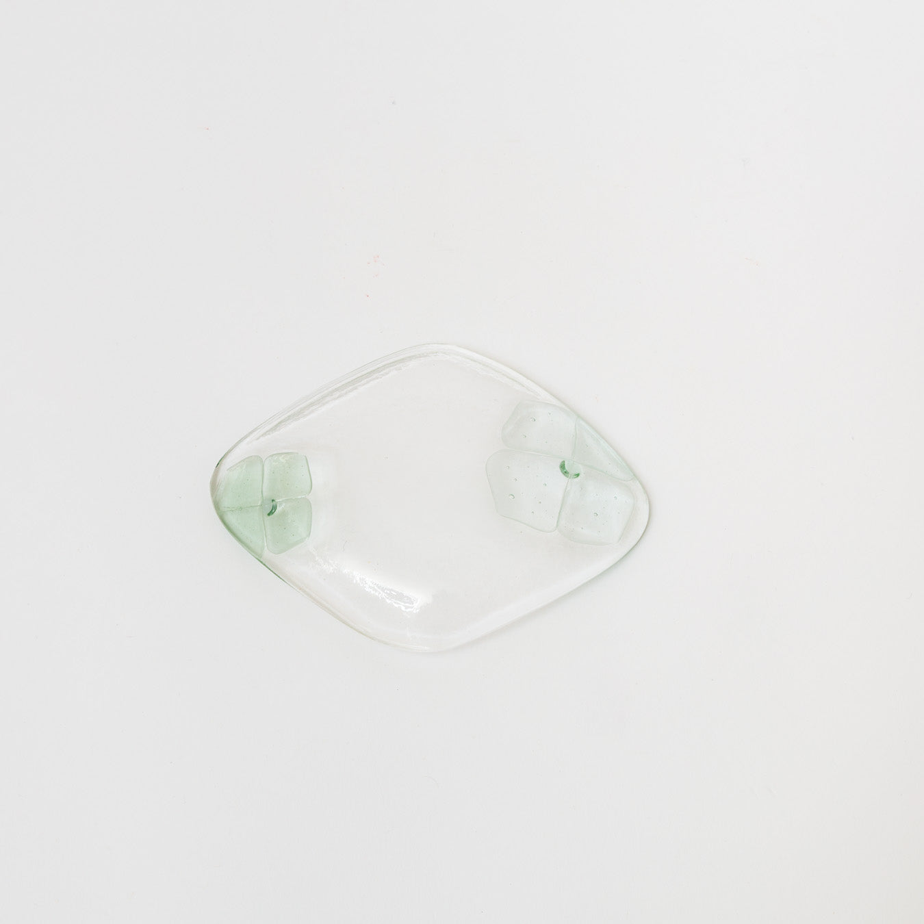 Sasaki shoko Glass works-ひし型皿-3