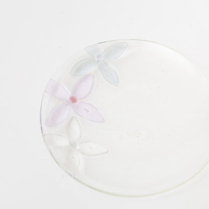 Sasaki shoko Glass works-丸中皿