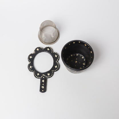 高須愛子-茶こしセット-黒