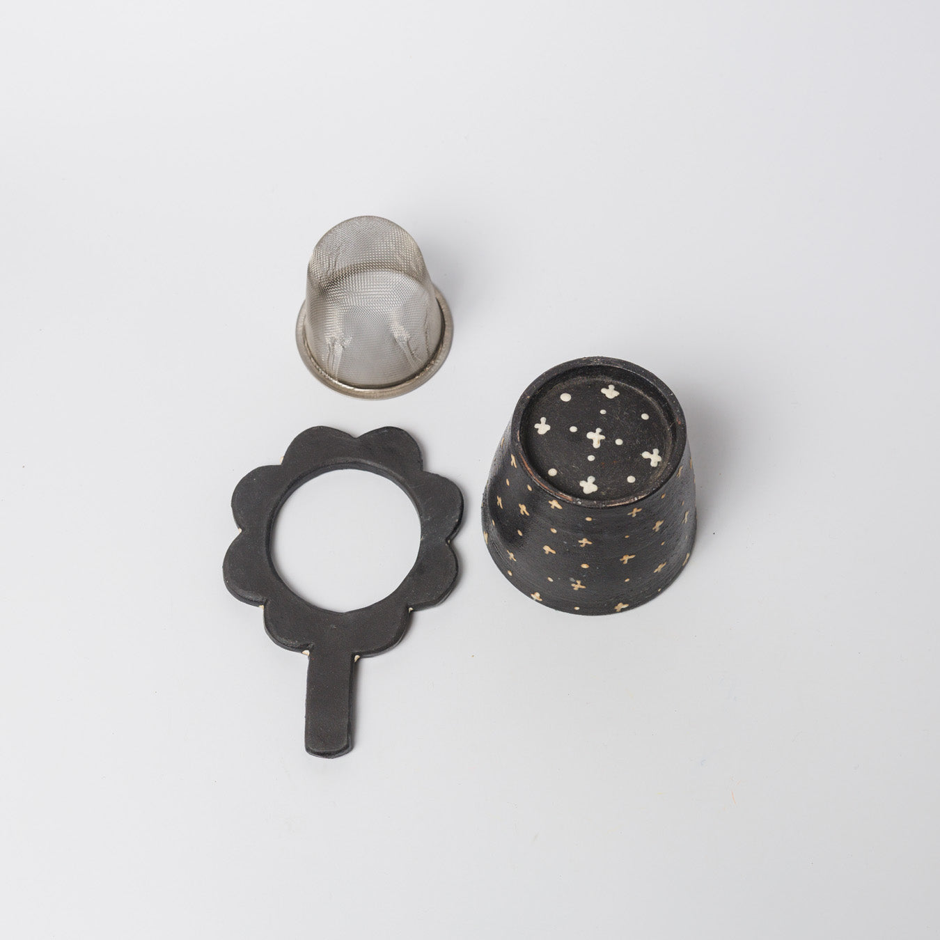 高須愛子-茶こしセット-黒