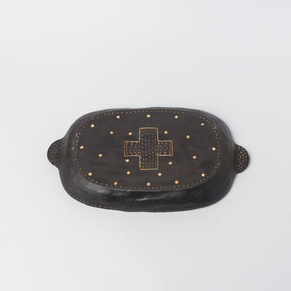 高須愛子-耳付き小判皿