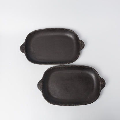 高須愛子-耳付き小判皿