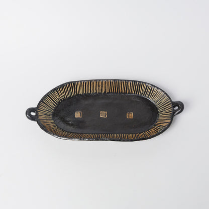 高須愛子-耳付き深皿-B