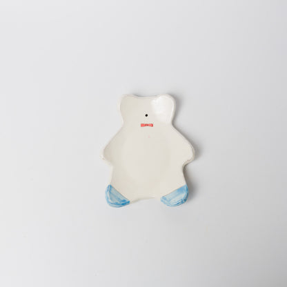 高須愛子-シロクマ皿