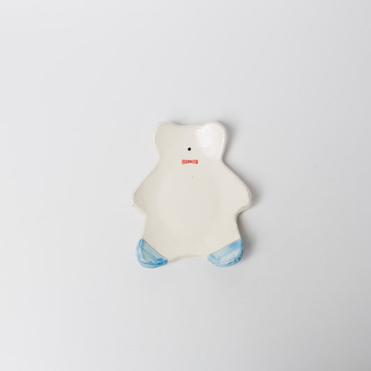 高須愛子-シロクマ皿