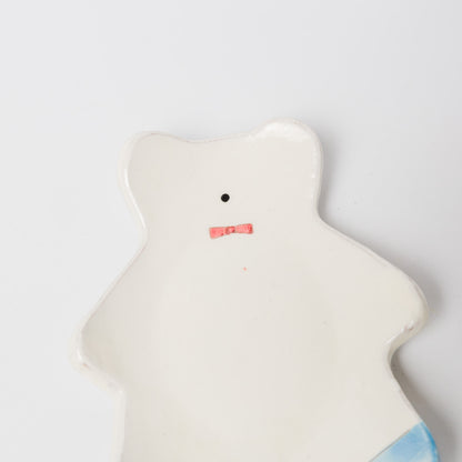 高須愛子-シロクマ皿