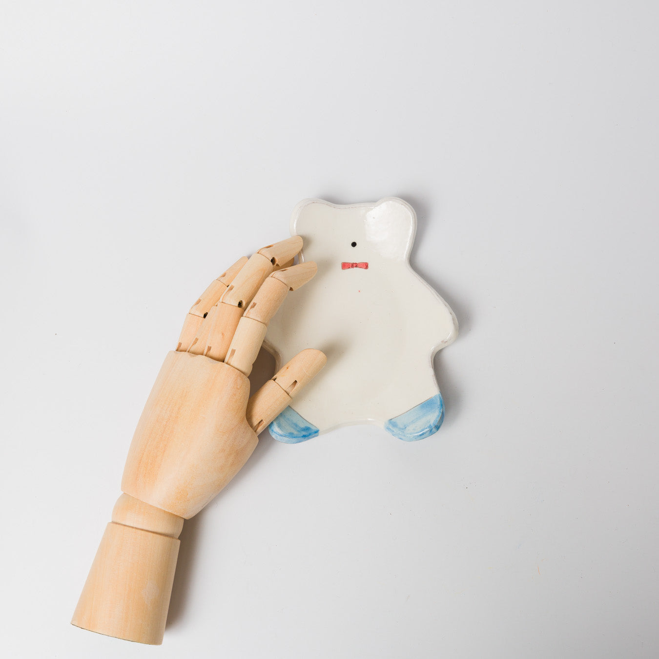 高須愛子-シロクマ皿