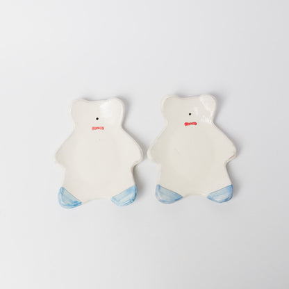 高須愛子-シロクマ皿