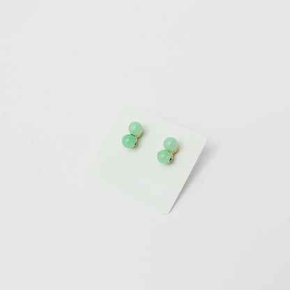 【再入荷】tamas-Sanae-Green-イヤリング/ピアス