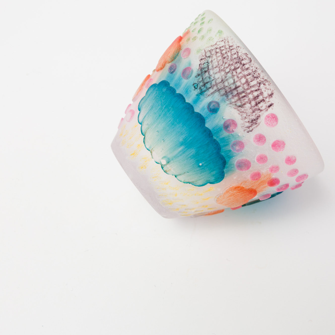 素材・技法の特性上、気泡穴やガラスの中に気泡が見られます。ご使用には問題ございません。ご使用に作品の味わいとしてお楽しみください。