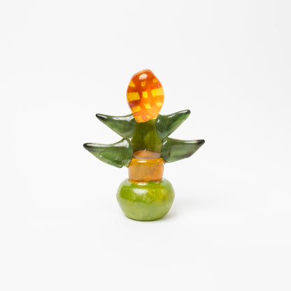 常盤杏奈-ガラスのオブジェ「glass plant(L)」-3