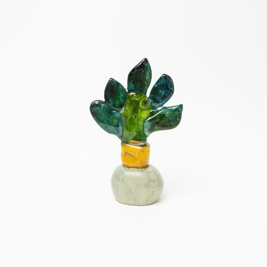 常盤杏奈-ガラスのオブジェ「glass plant(L)」-4
