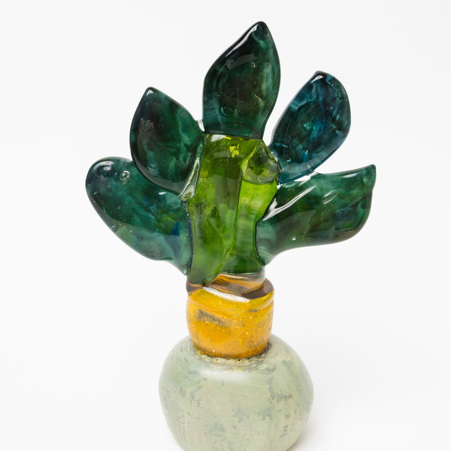 常盤杏奈-ガラスのオブジェ「glass plant(L)」-4