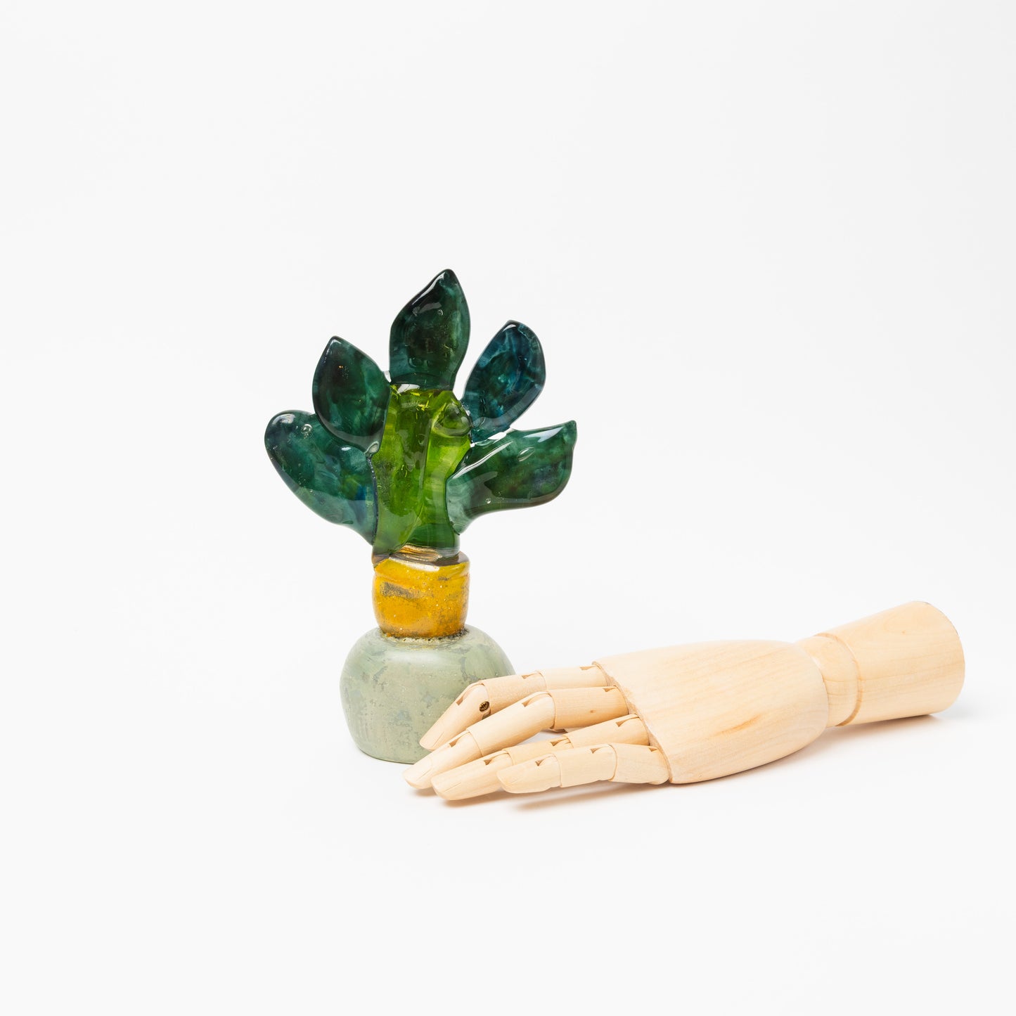 常盤杏奈-ガラスのオブジェ「glass plant(L)」-4