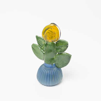 常盤杏奈-ガラスのオブジェ「glass plant(L)」-5