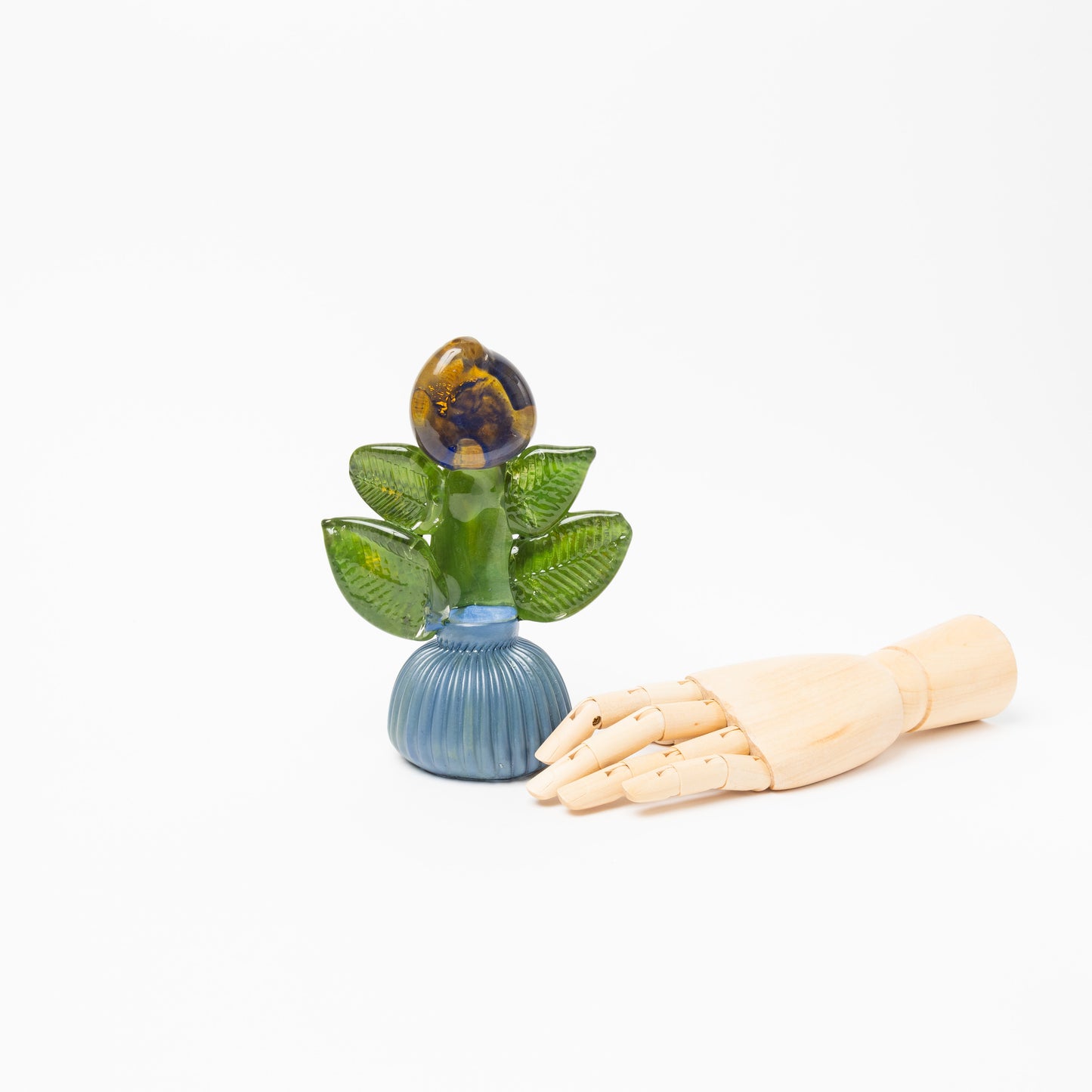常盤杏奈-ガラスのオブジェ「glass plant(L)」-5