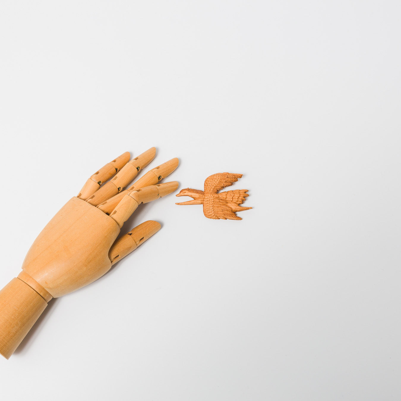 トリノコ-木のブローチ-ペガサス