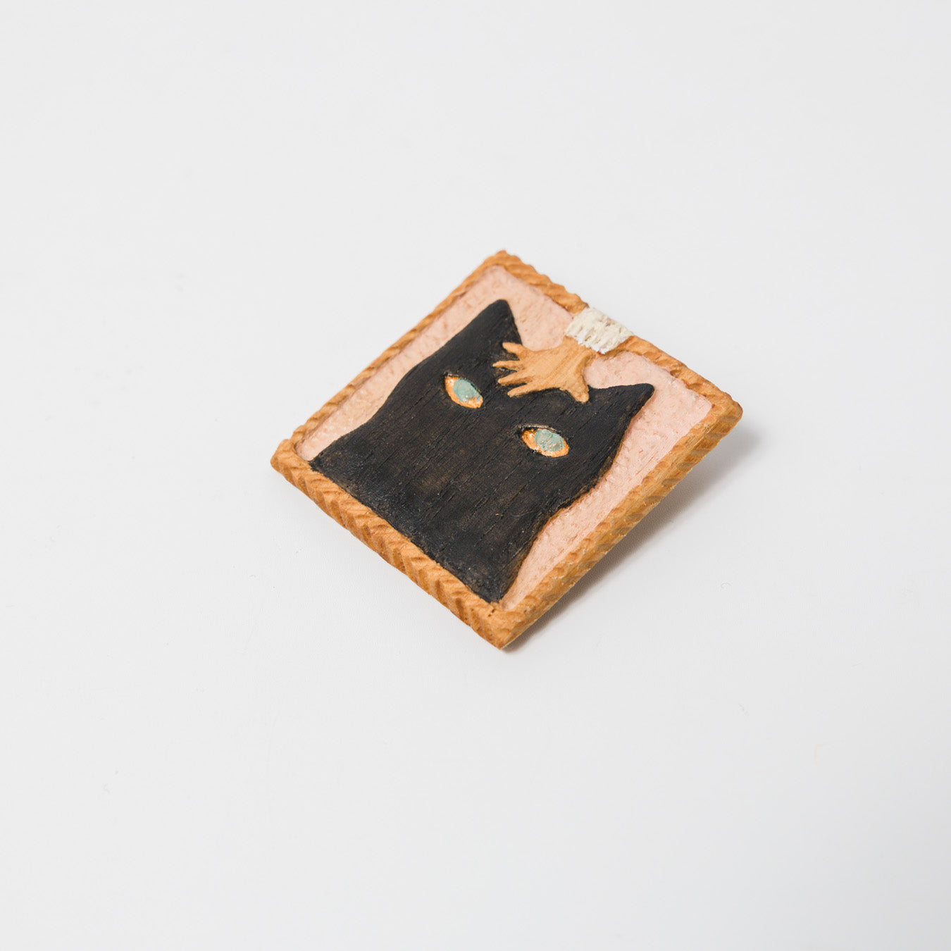 トリノコ-木のブローチ-いいこ