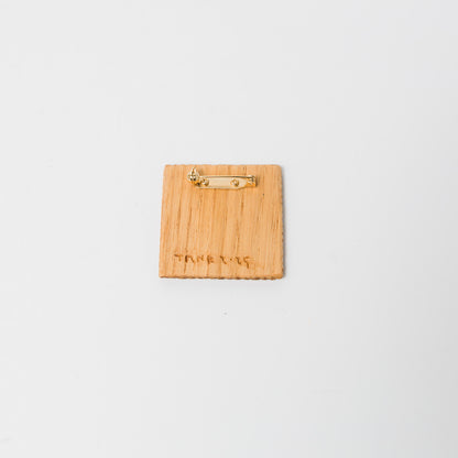 トリノコ-木のブローチ-いいこ