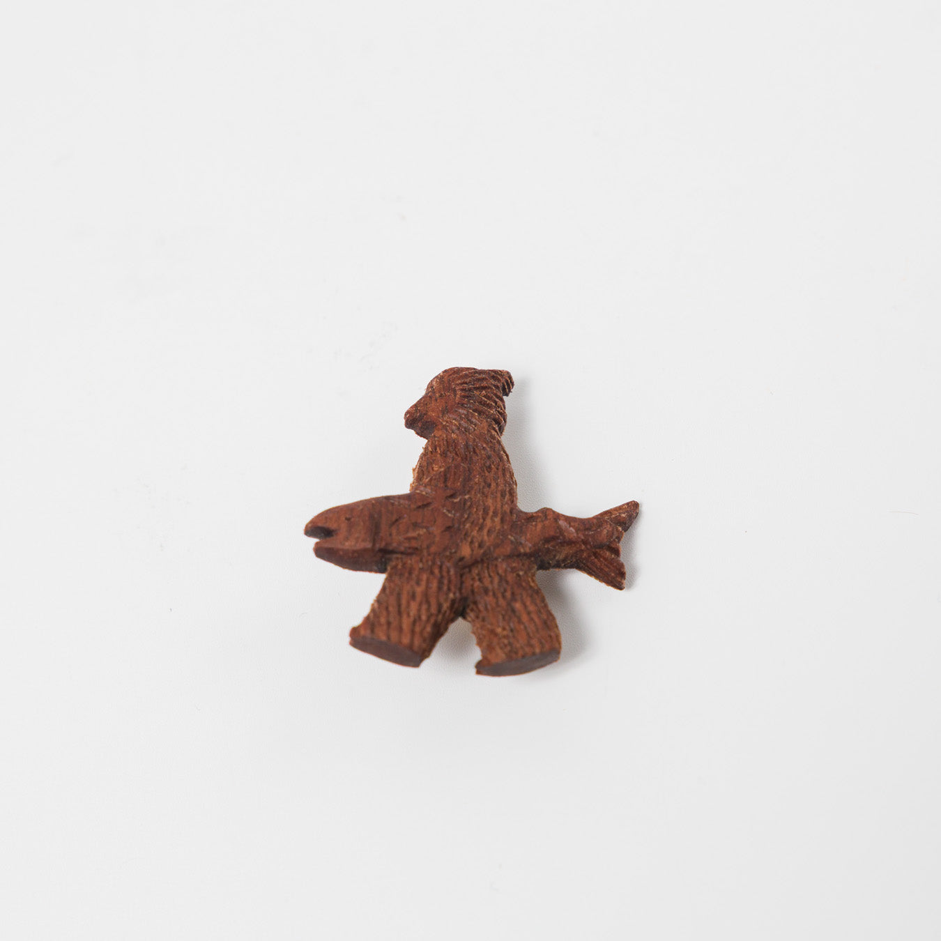 トリノコ-木のブローチ-しゃけくま-B