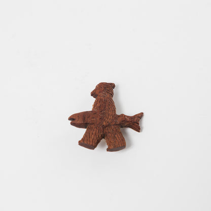 トリノコ-木のブローチ-しゃけくま-B