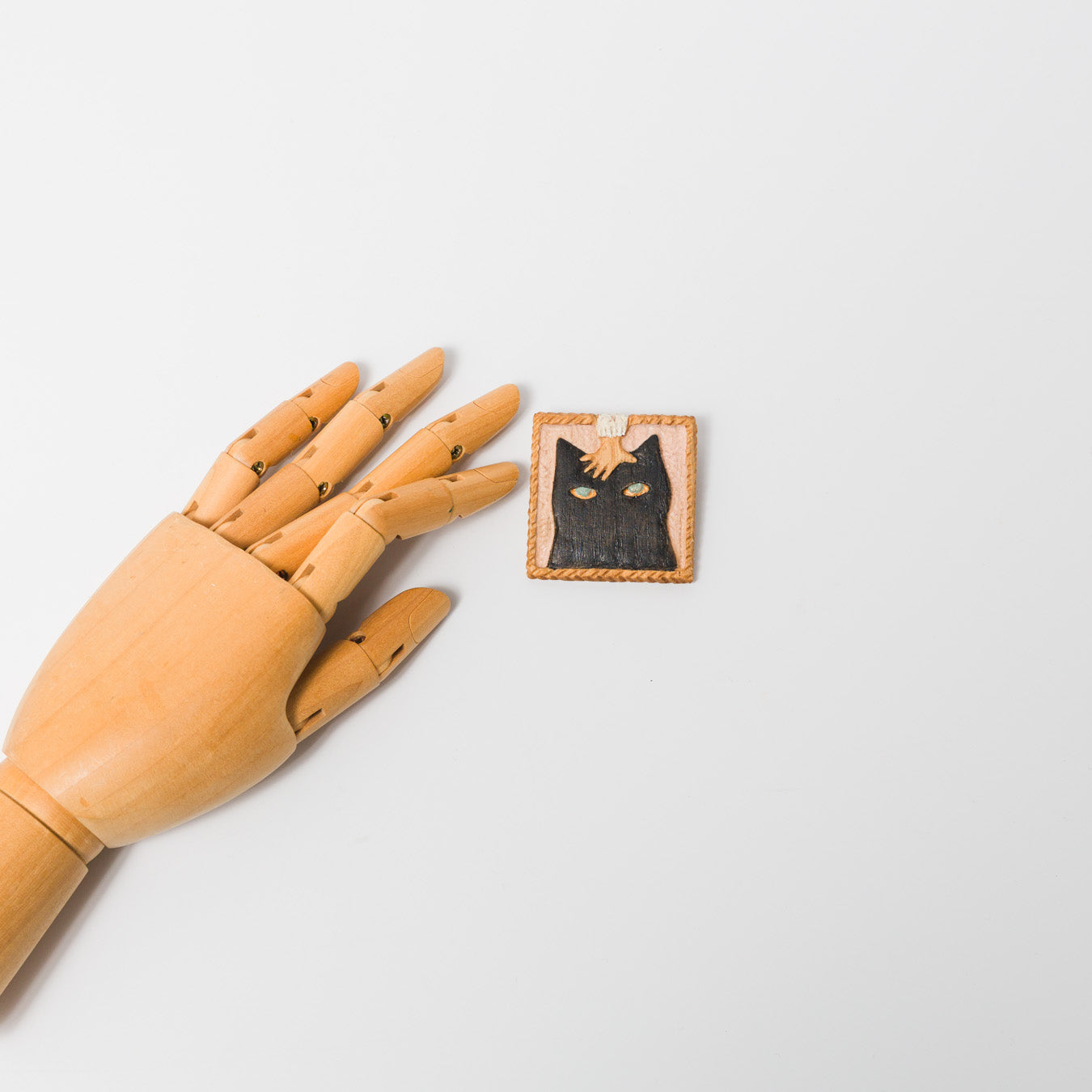 トリノコ-木のブローチ-いいこ