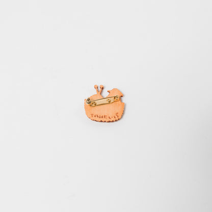 トリノコ-木のブローチ-編む羊-2