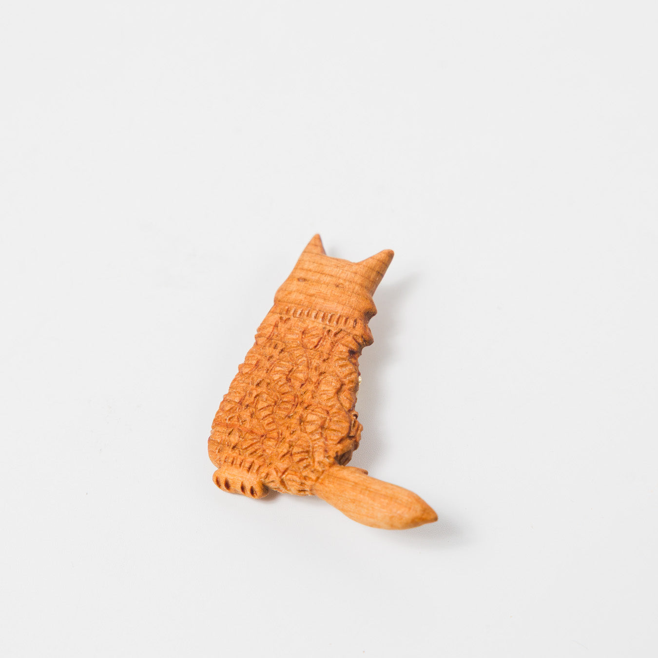 トリノコ-木のブローチ-ねこ-2