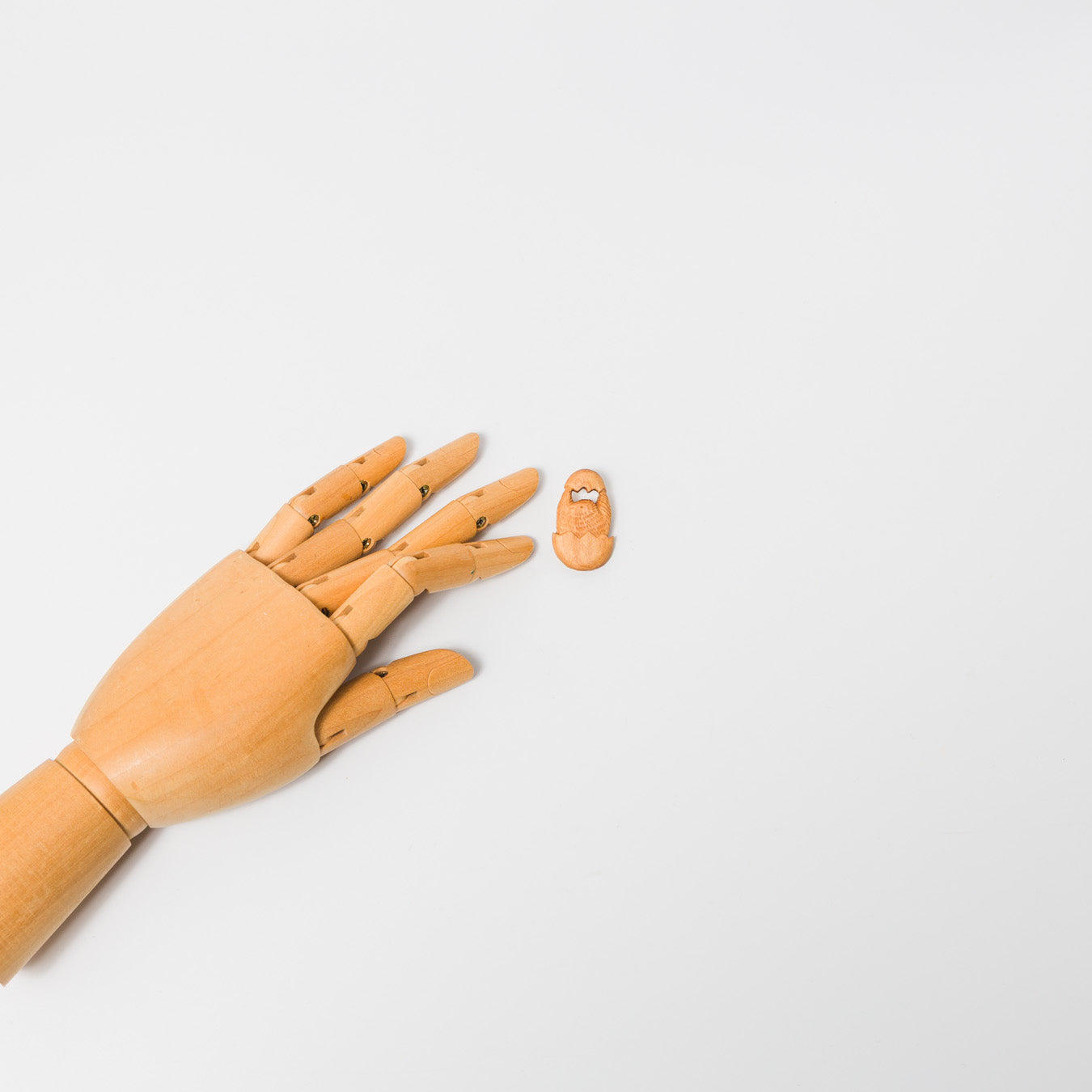 トリノコ-木のブローチ-Hello!