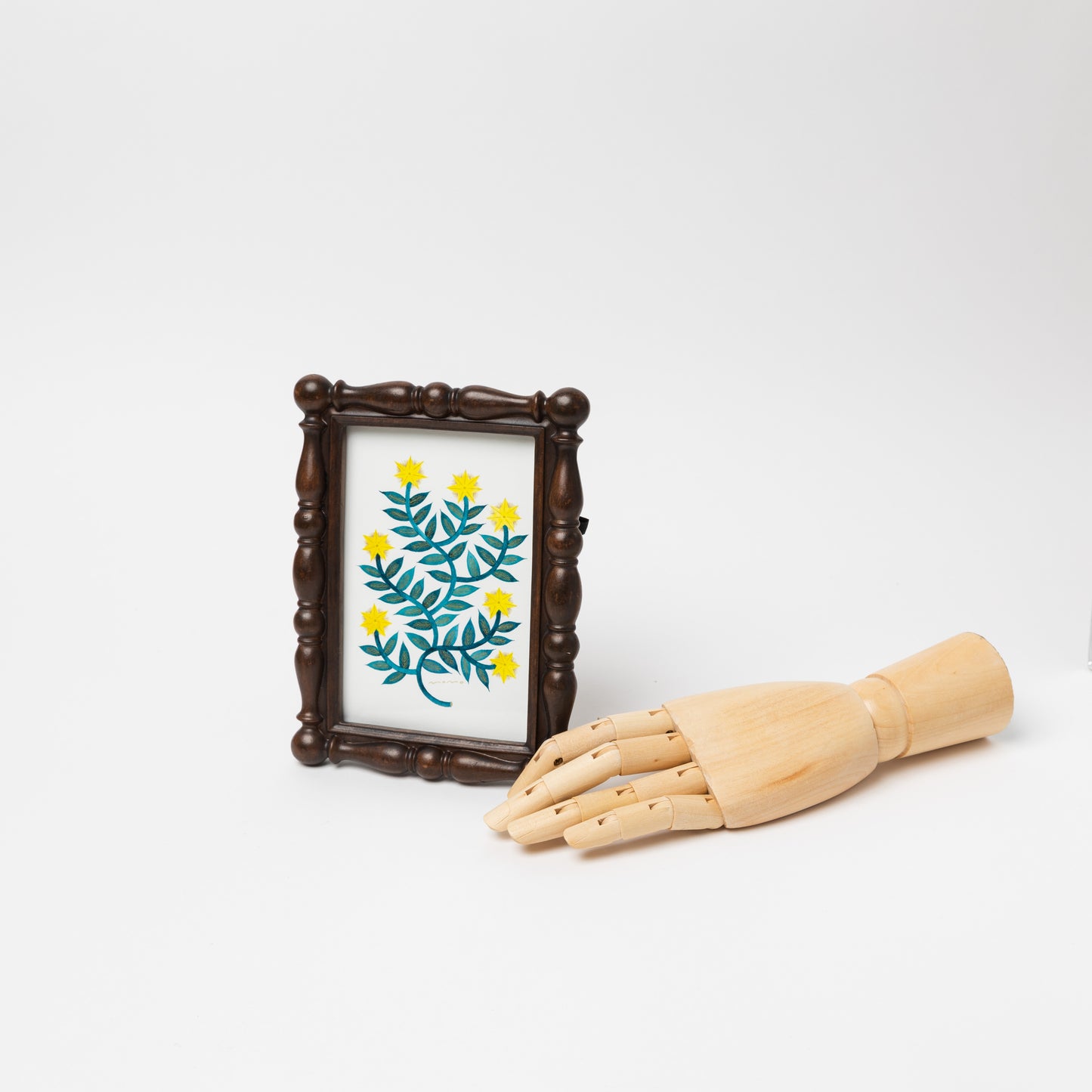 totoganashi-額入り原画 flower-A