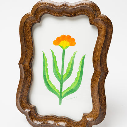 totoganashi-額入り原画 flower-C