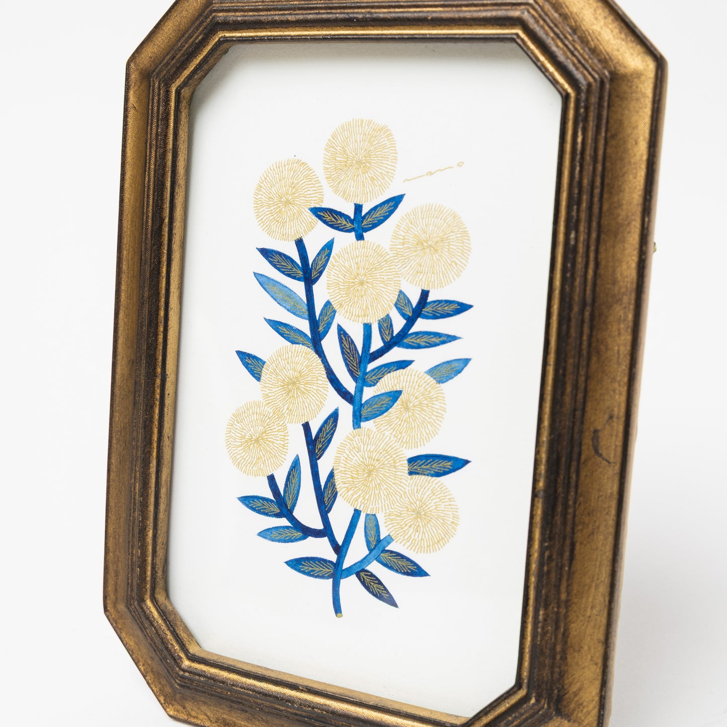 totoganashi-額入り原画 flower-E